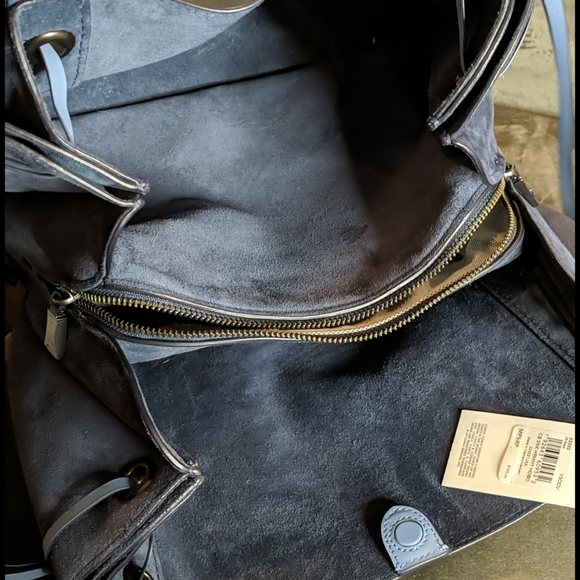 NWT: Coach Mixed Leather & Snake Harmony Carryall - Picture 10 of 12